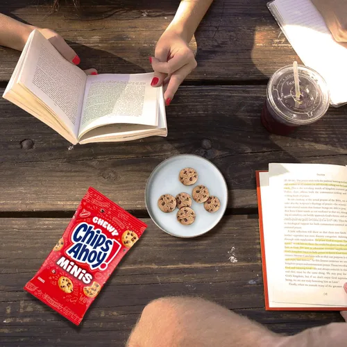 Vista 8 de CHIPS AHOY! Chewy Minis - Galletas con chispas de chocolate, paquetes de 12-3 onzas