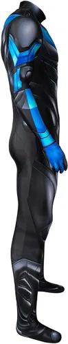 Vista 4 de EOILFM Halloween Men's Superhero Costume Cosplay Boys Suit Zentai Outfit Jumpsuit Spandex 3D Style For Kids Adult