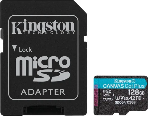 Vista 8 de Kingston Canvas Go Plus 512GB Tarjeta microSD Hasta 200 MB/s Clase 10, UHS-I, U3, V30, A2 SDCG4/512GB Hasta 200 MB/s, UHS-I, V30, U3, Clase