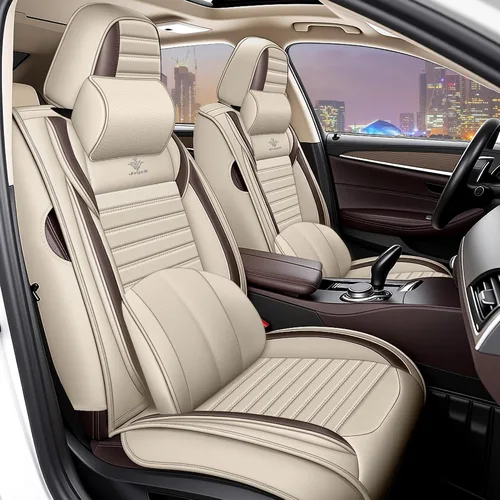 Vista 13 de Fundas de asiento para mini convertible 2009-2025, fundas de asiento de automóvil de cuero de alta calidad, impermeables, antideslizantes