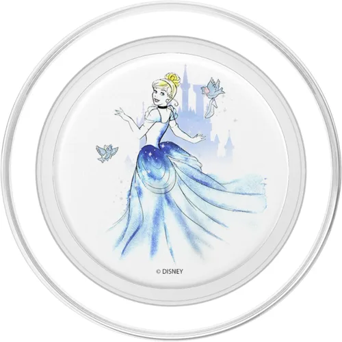 Vista 2 de Disney Retrato de acuarela de Cenicienta PopSockets MagSafe PopGrip para iPhone