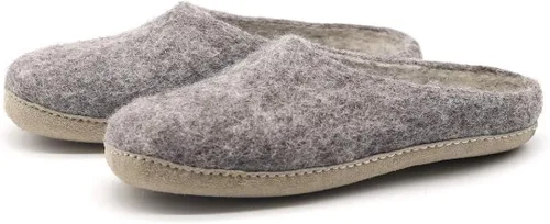 Vista 3 de Nootkas Pantuflas tipo mule para mujer de lana merino de fieltro 'Astoria