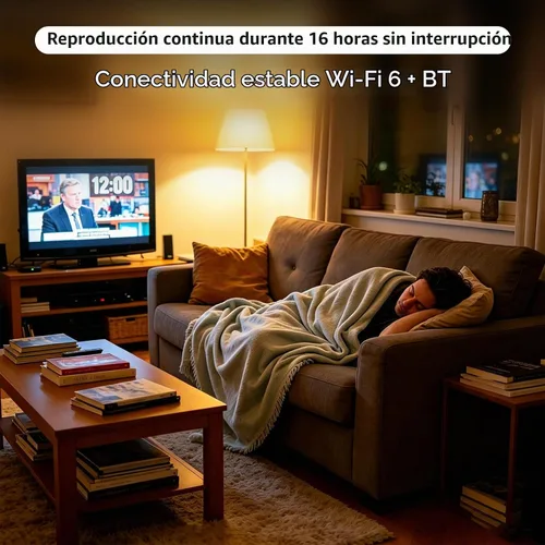 Vista 5 de BOXPUT Mini reproductor multimedia 4K con WiFi 6 BT y reproducción USB