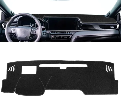 Vista 14 de x xotic tech Funda para salpicadero de consola central precortada antideslizante, protector solar y antideslumbramiento, alfombrilla para tablero