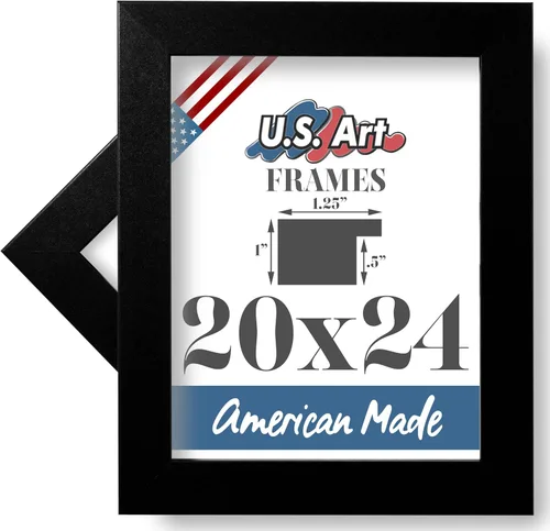 Vista 38 de Marco de fotos de 4 x 6 pulgadas, acabado envuelto suave, plano de 1.25 pulgadas de ancho, bronce oscuro envejecido, 100% madera americana compuesta
