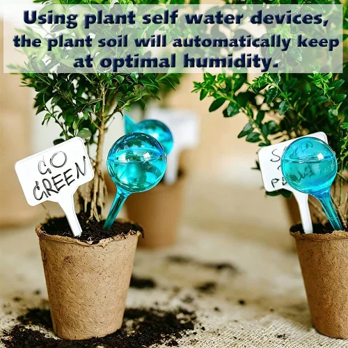 Vista 7 de 6 estacas de globo de riego automático para plantas, estacas de riego automático de plantas, sistema de bulbos de riego automático, dispositivo