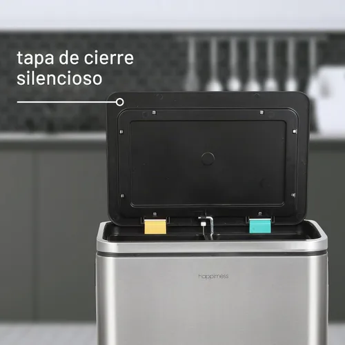 Vista 7 de happimess Elmo - Cubo doble de acero inoxidable de 8 galones