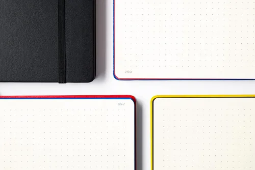 Vista 3 de LEUCHTTURM1917 - Cuaderno de tapa dura punteado tamaño mediano A5 Bauhaus Edición Especial 251 páginas numeradas para escribir y escribir diario