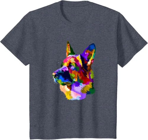Vista 64 de Camiseta para dueño de perro de pastor alemán, Negro