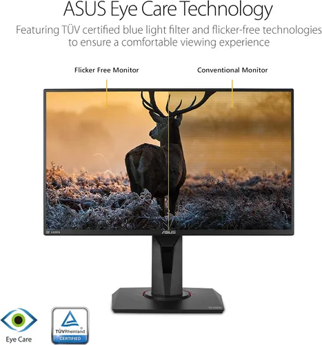 Vista 7 de ASUS - Monitor para juegos VG248QZ de 24 Negro