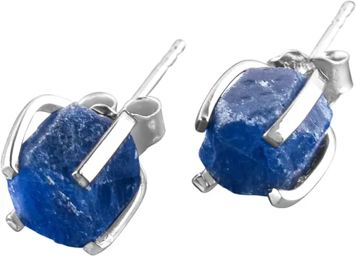 Vista 11 de AA Piedras Preciosas en Bruto Cristales de Piedras Ásperas Aretes de Perno Delicados para Mujeres, Joyería de Boda Hecha a Mano de Piedras