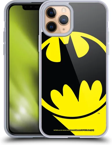 Vista 145 de Head Case Designs Funda de gel con licencia oficial de Batman DC Comics Bat Signal Logos [protección de grado militar] compatible con Apple iPhone 7