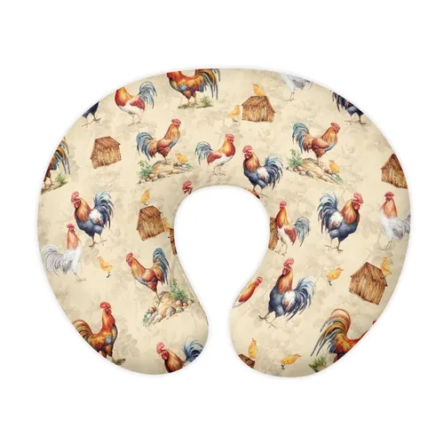 Vista 26 de Funda de almohada de lactancia de alpaca arcoíris para alimentación con biberón, funda de almohada de lactancia transpirable extraíble para bebé