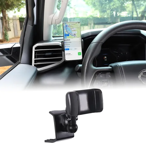 Vista 7 de Aunginsy Base de soporte de teléfono para tablero de automóvil compatible con Toyota Tundra/Sequoia 2022-2023 consola central Panel de tablero Base