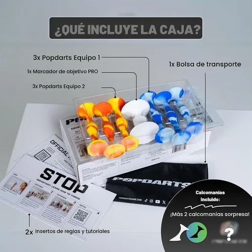 Vista 3 de Popdarts Juego PRO Pack Fire & Ice Fuego y hielo