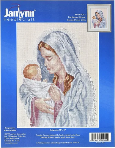 Vista 16 de Janlynn – Kit para cuadro de punto de cruz, diseño de mujer