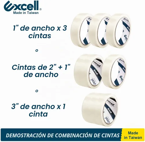 Vista 5 de Excell ET-337 Dispensador de Cinta de Escritorio de Acero para Trabajo Pesado (3 Pulgadas de Ancho) con Cubierta de Hoja de Seguridad, Dispensador