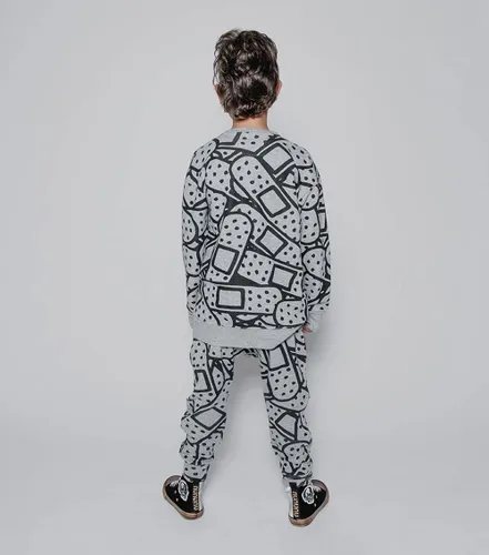 Vista 5 de NUNUNU Pantalones holgados ligeros, pantalones deportivos para niños y bebés, unisex para niños y niñas, 100% algodón, 0-14 años