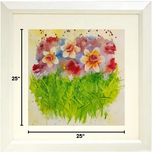 Vista 2 de Buyartforless Enmarcado Bloom por Ed Capeau - Pintura de arte mate