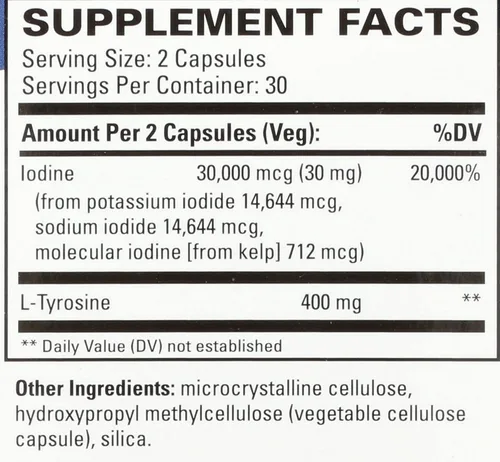 Vista 4 de EUROPHARMA Cuidado de la tiroides, 60 CT
