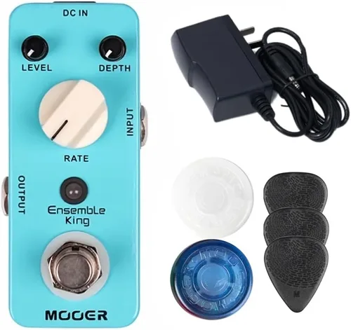 Vista 2 de Pedal de efectos para guitarra MOOER Blues Crab Clásico sonido de overdrive blues con accesorios para pedalboard