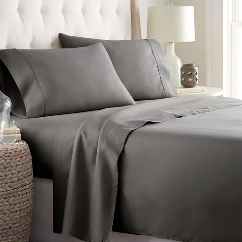 Vista 24 de Danjor Linens - Juego de sábanas tamaño completo para adolescentes, sábanas premium de hotel con 4 fundas de almohada, microfibra cepillada ligera