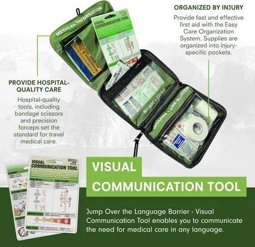 Vista 4 de Health_Personal_CAREAdventure - Kit de primeros auxilios médicos de viaje