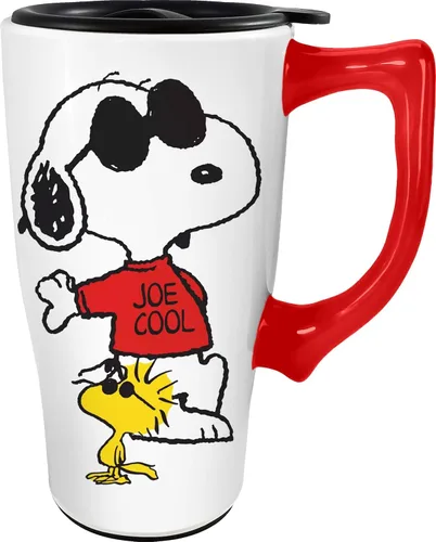 Vista 17 de Spoontiques - Tazas de viaje de cerámica - Taza Betty Boop - Para bebidas calientes o frías - Regalo para amantes del café