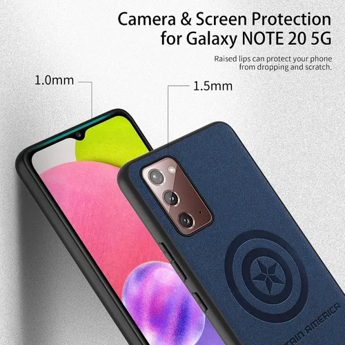 Vista 5 de IRON SPIDER Funda para Galaxy Note20, con personaje de superhéroe, funda de piel para Samsung Note20