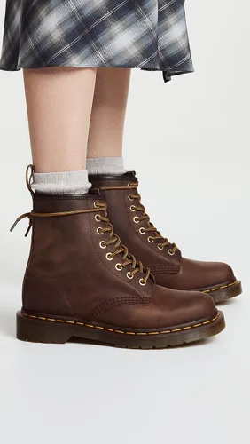 Vista 2 de Dr. Martens, Botas industriales ligeras para mujer Maple Zip con puntera de acero