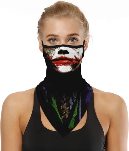 Vista 10 de YAYOUREL Polaina para el cuello, cubrebocas, bandanas para hombres y mujeres, de verano, UV, bufanda, cubrebocas, pasamontañas, diademas
