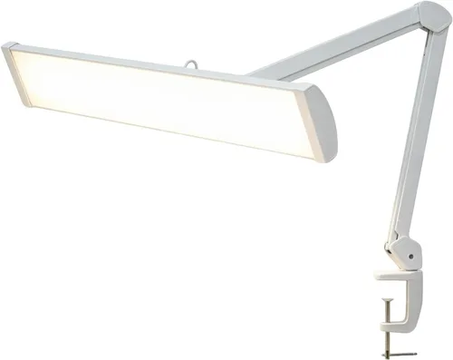Vista 7 de Lámpara de escritorio LED de arquitecto con abrazadera, brazo oscilante de metal, 2300 lúmenes, atenuación, lámpara de mesa de oficina para tareas