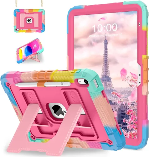 Vista 17 de WESOROL Funda para iPad A16 11ª Generación 11 Pulgadas (2025) iPad 10ª Generación 10.9 Pulgadas (2022), Fundas i Pad A16 Grado Militar Resistente a