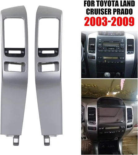 Vista 2 de Panel de salpicadero de placa de ventilación de aire acondicionado para automóvil, salida de aire acondicionado, 55475-60040, compatible con Toyota