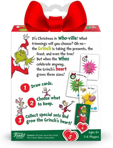 Vista 3 de Funko Pop! Dr. Seuss - Juego de cartas Grinch Grow Your Heart