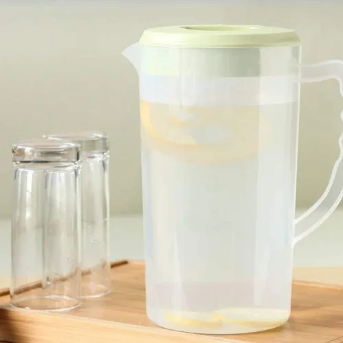 Vista 7 de DOITOOL Lemonade - Jarra de 87.9 fl oz de galón con tapa, jarra de agua resistente e inastillable, jarra de plástico para té helado, para agua