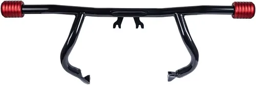 Vista 7 de Advanblack Protector de motor 2009-2026 plano Protek rendimiento delantero alto paso barra de choque para Harley Touring Street Glide Road King Rojo