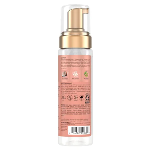 Vista 2 de Espuma para rizos SheaMoisture de coco y hibisco para control del encrespamiento con manteca de karité 7.5 oz