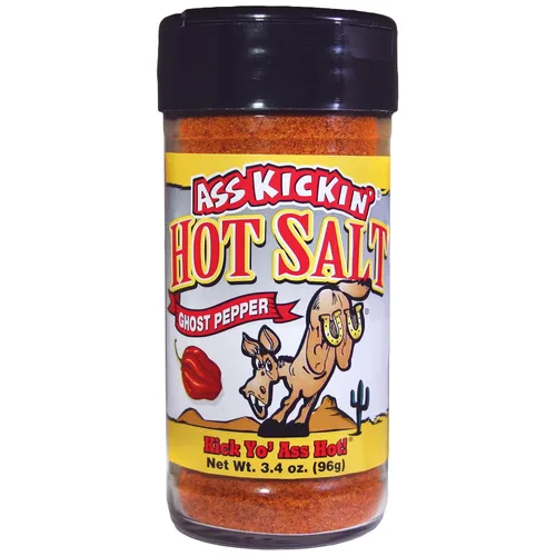 Vista 12 de ASS KICKIN' Hot & Chile - Sal de lima – Tarro coctelero de 3.2 onzas – Sal saborizada perfecta para condimentos de palomitas de maíz, sal
