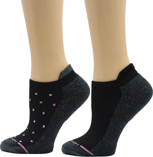 Vista 42 de Dr. Motion calcetines de compresión de corte bajo para mujer, 2 piezas