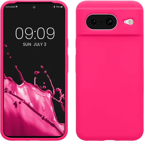 Vista 80 de kwmobile Funda compatible con Google Pixel 7 - Funda de silicona TPU con acabado suave - Piedra antigua