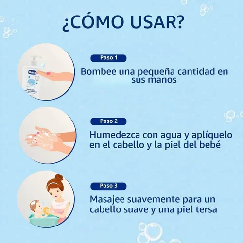 Vista 7 de Chicco Baby Moments - Jabón corporal suave y champú (16.9 fl oz)