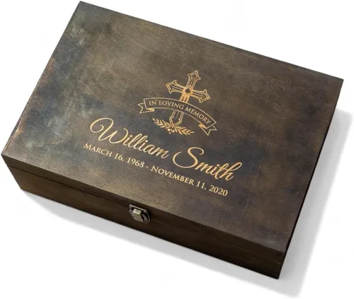Vista 27 de Caja de Recuerdos de Madera Personalizada con Grabado Personalizado Caja de Memoria de Aventura para Parejas Recuerdos de Viaje Fotos Cartas - Cajas