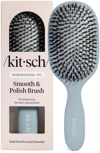 Vista 11 de Kitsch Cepillos para el cabello suaves y pulidos para mujeres y hombres, violeta suave