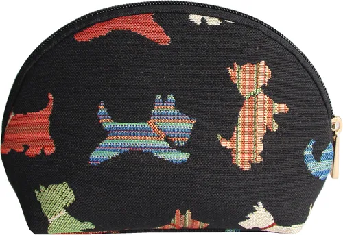 Vista 11 de Signare Bolsa de cosméticos para tapiz, bolsa de maquillaje para mujer con diseño floral Flor y tragar