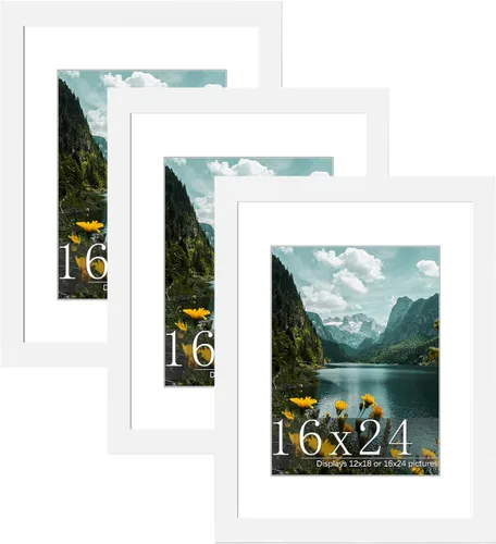 Vista 61 de Picrit Paquete de 3 portarretratos de 20 x 20 pulgadas, póster de 16 x 16 pulgadas con paspartú o de 20 x 20 pulgadas sin paspartú para montaje