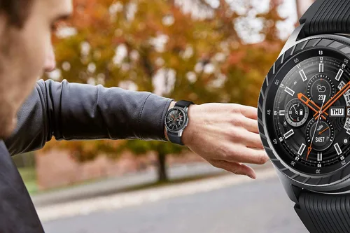 Vista 6 de BaiHui - Anillo de bisel compatible con Galaxy Watch de 1.81 pulgadas / Galaxy Gear S3 Frontier y anillo bisel clásico, cubierta de protección