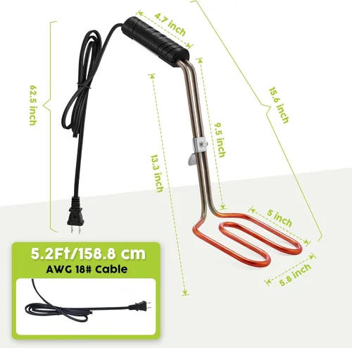 Vista 2 de Kitosun Arrancador de carbón eléctrico – Parrilla de barbacoa superior, encendedor de carbón, briquetas de encendido fácil y rápido, sin chispas ni