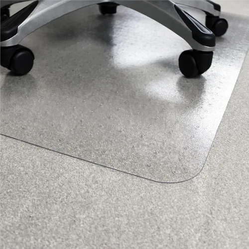 Vista 4 de ECO, tapete transparente rectangular para silla, Transparente