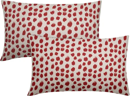 Vista 117 de Sweetshow Juego de 2 fundas de almohada de 16 x 16 pulgadas, diseño bohemio, con diseño de lunares, moderno y moderno, para exteriores, decorativas